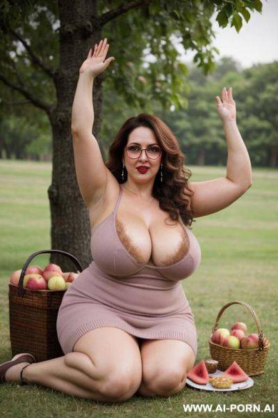 Super beautiful and sexy bbw mother in law, seduce her man in law ((beautiful makeup)) ((both hands up show her hairy armpits)) ((super beautiful makeup)) - ai-porn.ai on pornintellect.com