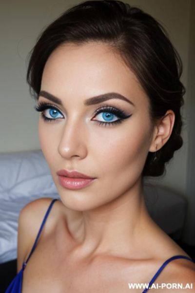 Blue eyes, s, long eyelashes - ai-porn.ai on pornintellect.com
