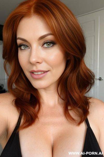 3 milfs, 1 with ginger hair, 1 with black hair, one with brown hair - ai-porn.ai on pornintellect.com