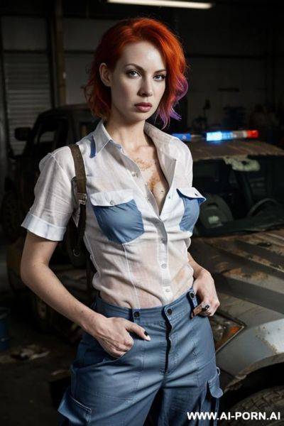 Show me the most sexy redhead topless woman you can - ai-porn.ai on pornintellect.com