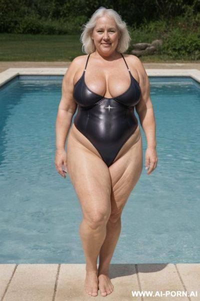 Old woman standing barefoot, ass nude flash, barefoot! ass nude flash, barefoot, skirt, nude ass! - ai-porn.ai on pornintellect.com