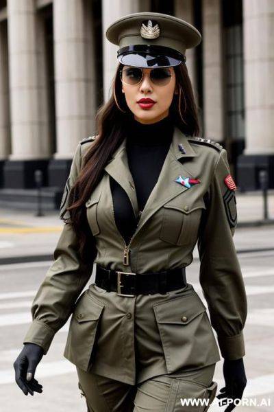 Military sexy outfit - ai-porn.ai on pornintellect.com