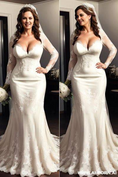 (((wide hips))) rounded, ((hourglass)) body, narrow waist, natural beauty, nice smile, eye contact, curly long hair, tight belly. - ai-porn.ai on pornintellect.com