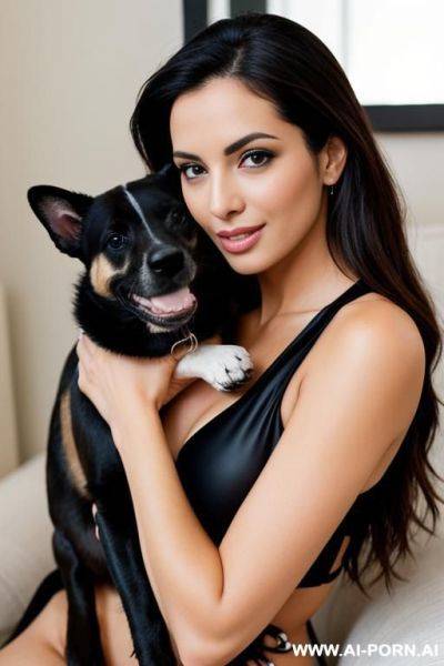 Mujer con perro - ai-porn.ai on pornintellect.com