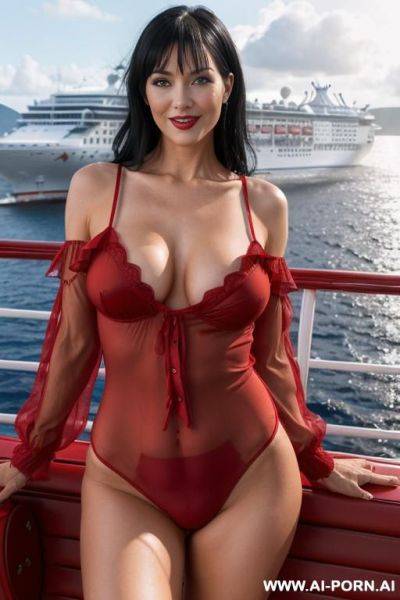 Voll nackte frau zieht sich in der küche den slip aus - ai-porn.ai on pornintellect.com