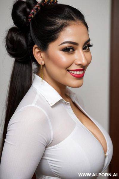 Mexican, supermodel, nerd, big nose, big lips - ai-porn.ai - Mexico on pornintellect.com