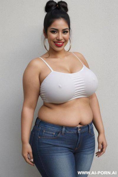 Mexican, supermodel, nerd, big nose, big lips - ai-porn.ai - Mexico on pornintellect.com