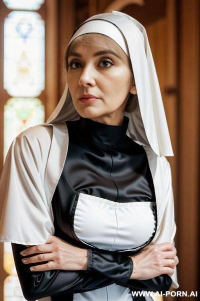 Dark skin "nun" - ai-porn.ai on pornintellect.com