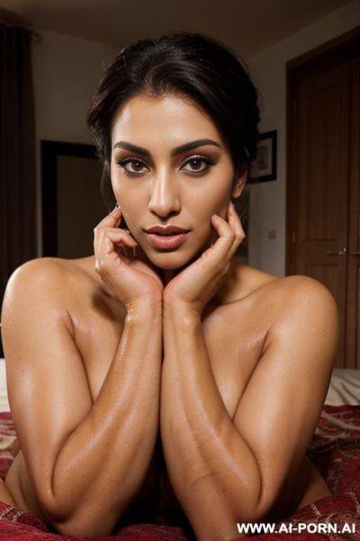 Gorgeous afghan model, totally naked, moist skin, really big strong forearms, - ai-porn.ai - Afghanistan on pornintellect.com