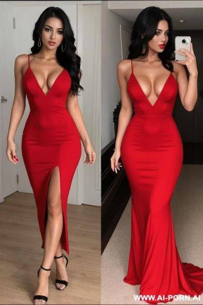 Red dress - ai-porn.ai on pornintellect.com