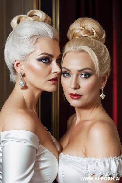 Мать стоя на четвереньках кормит ребёнка грудью - ai-porn.ai on pornintellect.com