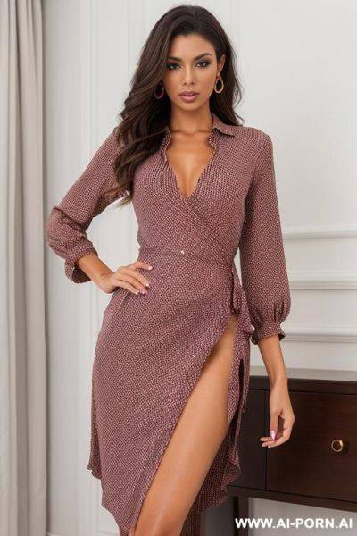 Wrap dress - ai-porn.ai on pornintellect.com