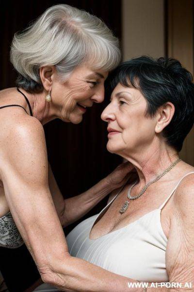 Old woman lesbian with woman lesbian - ai-porn.ai on pornintellect.com