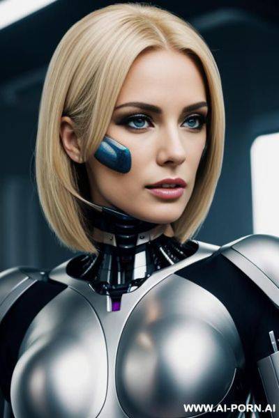 Blonde cyborgs - ai-porn.ai on pornintellect.com