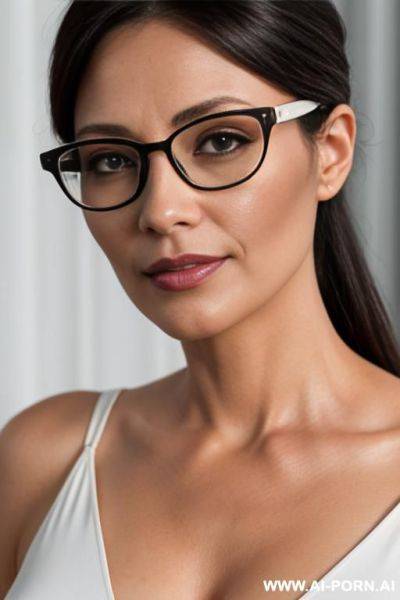 (close up) (glasses) - ai-porn.ai on pornintellect.com