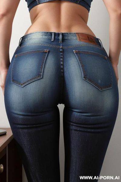 German woman in jeans cameltoe - ai-porn.ai on pornintellect.com