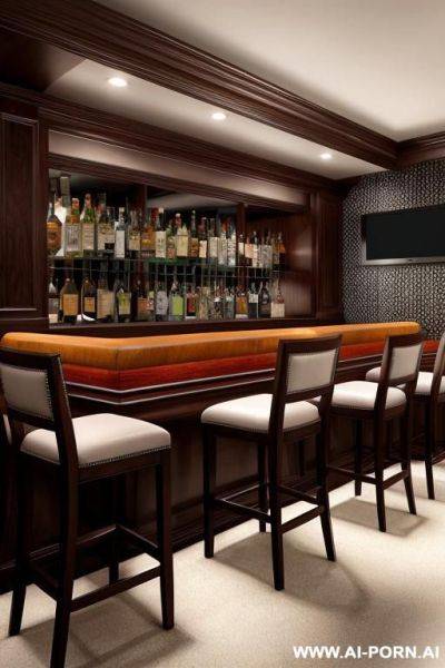 Bar seating area - ai-porn.ai on pornintellect.com
