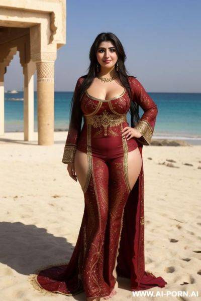 Pretty face chubby naked big ass wide hips full body view oiled - ai-porn.ai on pornintellect.com