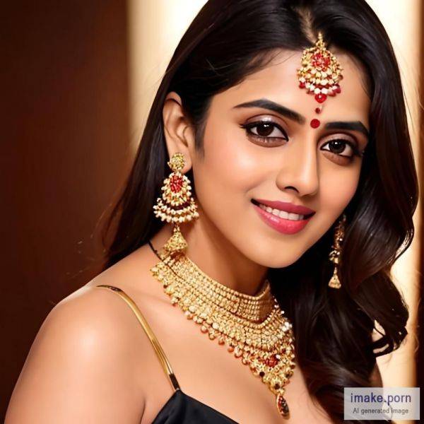 Genelia D Souza with DEVIL HORNS IN HEAD and gold jewels wearing... - imake.porn on pornintellect.com