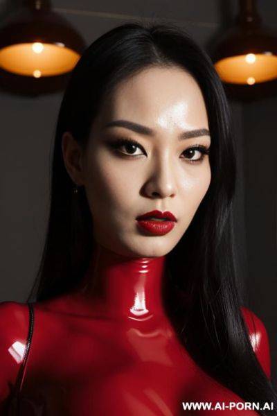 Sex pov. goddess dominatrix slut. beautiful porn dominatrix. arrogant slut. hungry cumrag. dominant slut. latex red bodysuit humiliatrix. statuesque. dominant, arrogant facial expression. lustful facial expression. strict obey. - ai-porn.ai on pornintellect.com
