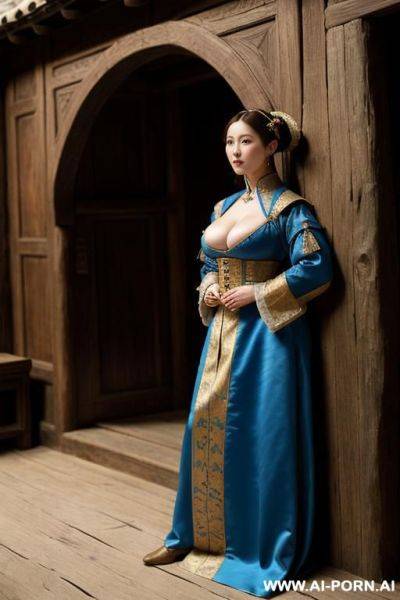 Lovable，a country woman with good breasts and ass.(((giant tits))) - ai-porn.ai on pornintellect.com