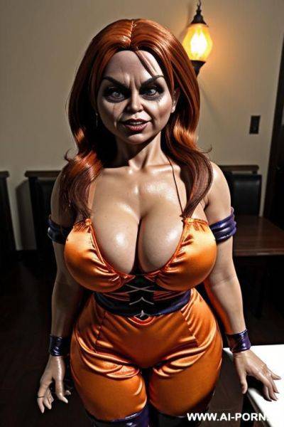 Huge oversized massive breast, gigantic huge saggy boobs, very enormous oversized p cup breast, very large hips, huge curves, summer dress, mature indian hotwife - ai-porn.ai - India on pornintellect.com
