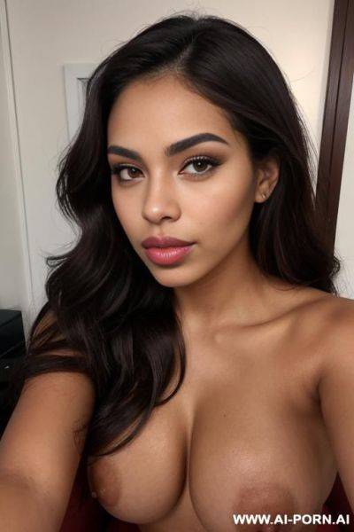 Tanned skin, perfect body, hot face, perfect face, bimbo, influencer, facing viewer, ((plump lips, swollen lips, oversized lips, large lips, big lips, enhanced lips, dinghy lips)), sleepy eyes, - ai-porn.ai on pornintellect.com