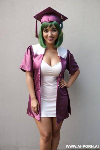 Dark skin green hair chubby - ai-porn.ai on pornintellect.com