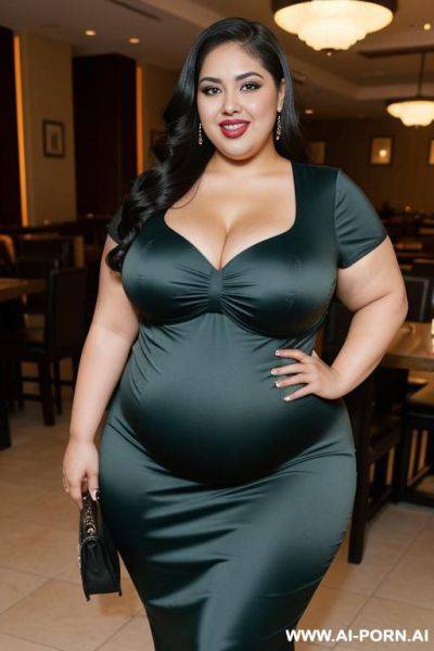 Mexican, chola, rap woman, big hips, extra thicc, gordita, nice dress - ai-porn.ai - Mexico on pornintellect.com
