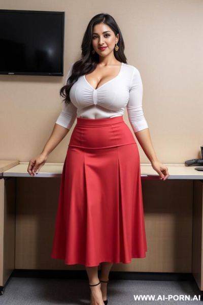 Long skirt, no cleavage - ai-porn.ai on pornintellect.com