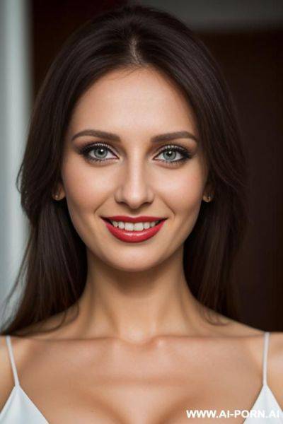 азиатка смотрит в камеру, держит член и лицо в сперме - ai-porn.ai on pornintellect.com