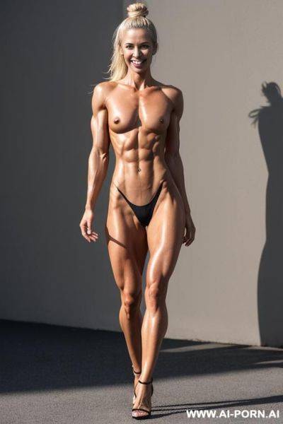 Fit body mistress with high heels - ai-porn.ai on pornintellect.com