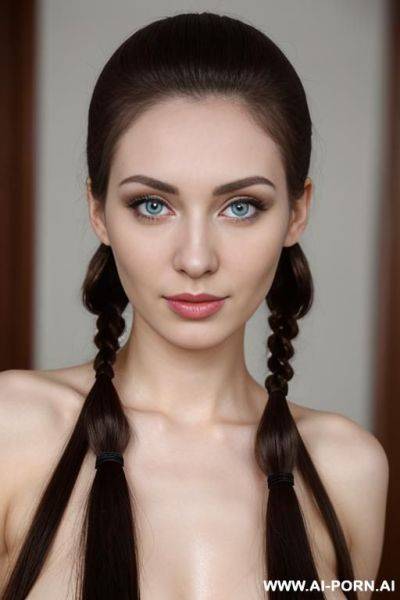 Cute facial features, neat and beautiful face - ai-porn.ai on pornintellect.com