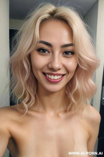 China, 20 years old, curly hair, big eyes, pink mouth, torn panties - ai-porn.ai on pornintellect.com