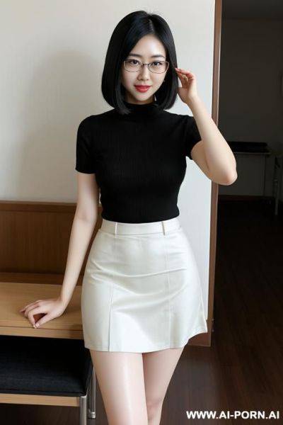 (thick rimmed glasses) (asian) - ai-porn.ai on pornintellect.com