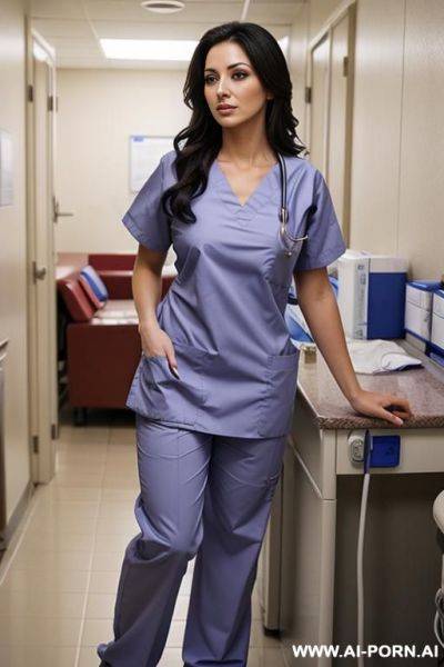 Nurse in scrubs getting fucked - ai-porn.ai on pornintellect.com