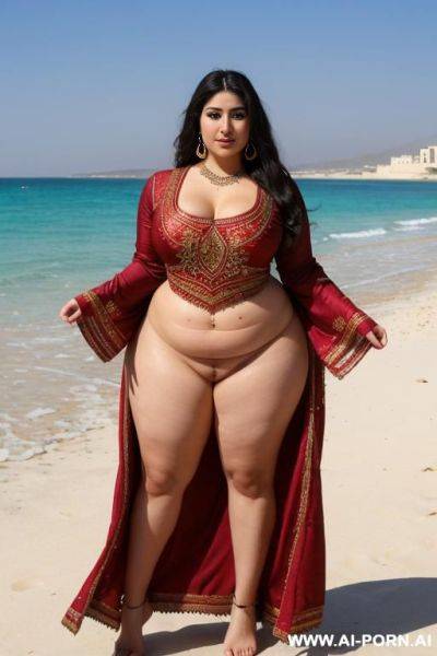 Pretty face chubby naked big ass wide hips full body view oiled - ai-porn.ai on pornintellect.com