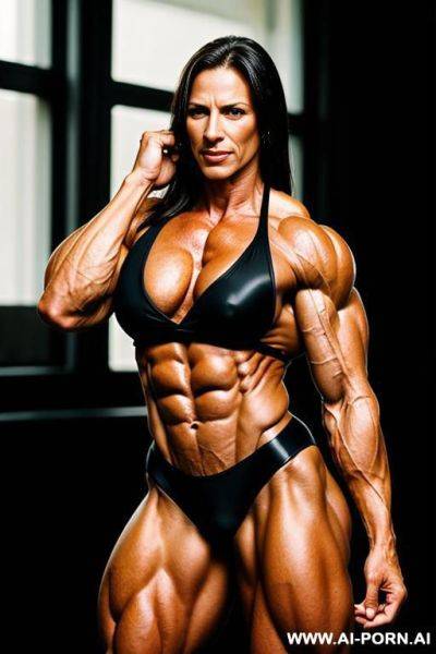 Sexy fbb with strapon female muscle fuck - ai-porn.ai on pornintellect.com