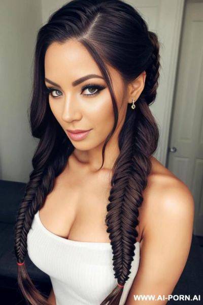Fishtail braid - ai-porn.ai on pornintellect.com