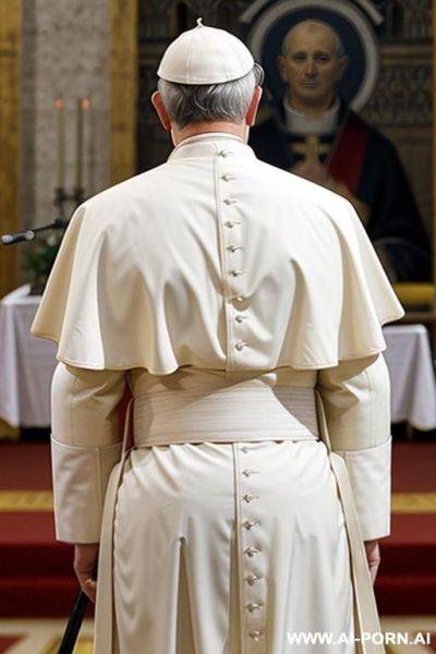 Pope from behind - ai-porn.ai on pornintellect.com