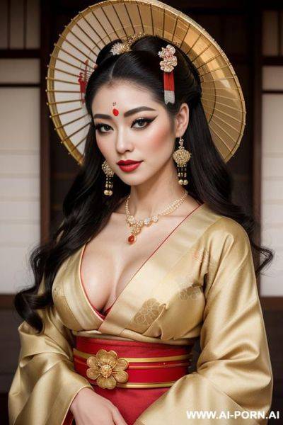 ((beautiful sexy goddess)) ((realistic look, super realistic)) ((frontal view)) ((strong stout body)) (perfect hourglass figure), (wide hips, thik hips), (beautiful soft tanned skin), (fit abs) (beautiful - ai-porn.ai on pornintellect.com