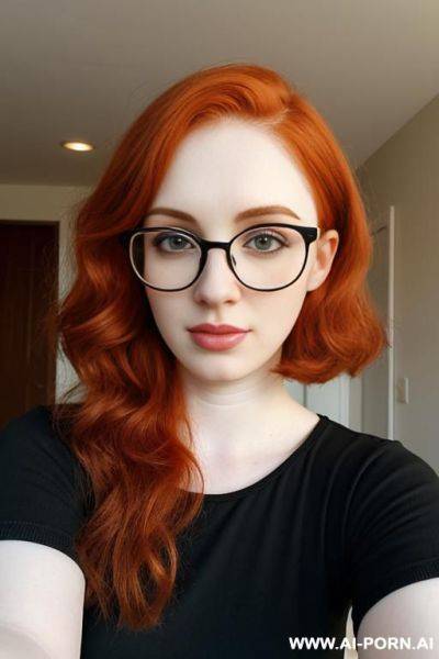 (thick rimmed glasses) (emo) (pale skin) - ai-porn.ai on pornintellect.com