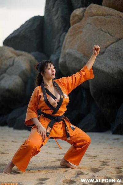 Saggy huge long tits with huge long nipples fully nude with a super hairy vagina - ai-porn.ai on pornintellect.com