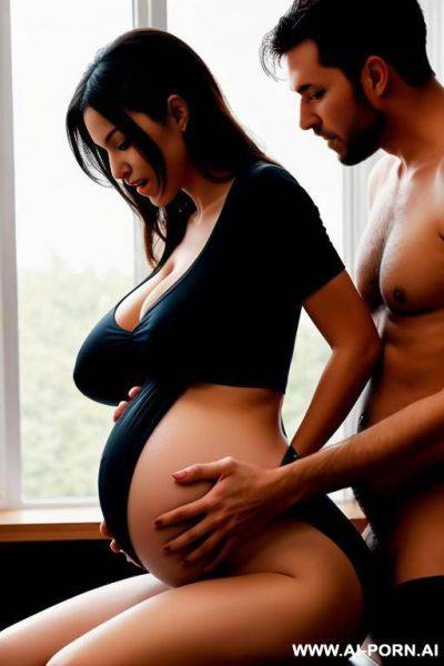 Pregnant giving birth - ai-porn.ai on pornintellect.com