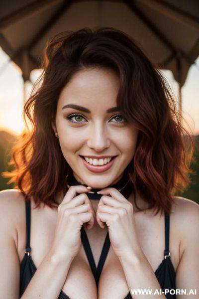 Laughing slut with a choker - ai-porn.ai on pornintellect.com