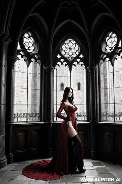 Red heels. totally naked. red necklace. - ai-porn.ai on pornintellect.com