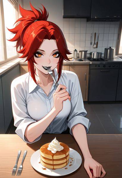 Your GF spent the night last night, now it's morning and it's time to make her pancakes... - xgroovy.com on pornintellect.com