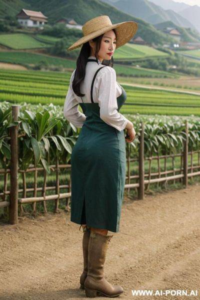 A country woman with good breasts and ass. - ai-porn.ai on pornintellect.com