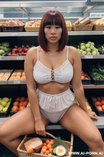 A beautiful tall hourglass 20 years old , walking at wonderful forest - ai-porn.ai on pornintellect.com