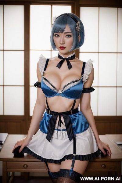 1 japanese woman, maid costume - ai-porn.ai - Japan on pornintellect.com